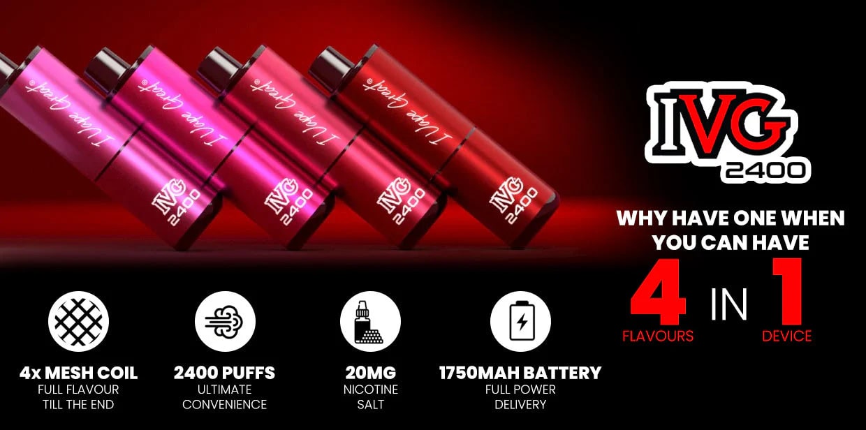 IVG 2400 4 IN 1 Kits & Pods