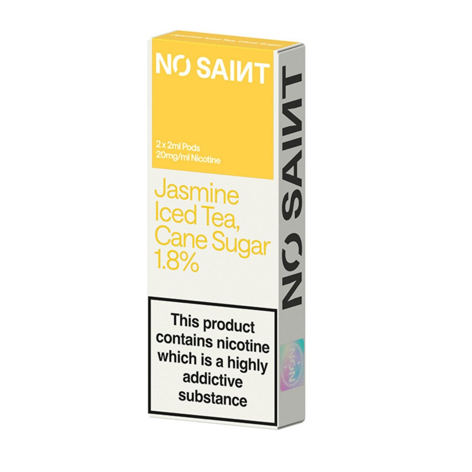 Jasmine Iced Tea No Saints Prefilled Pods 1.8% — No Saint — Gorilla Vapes