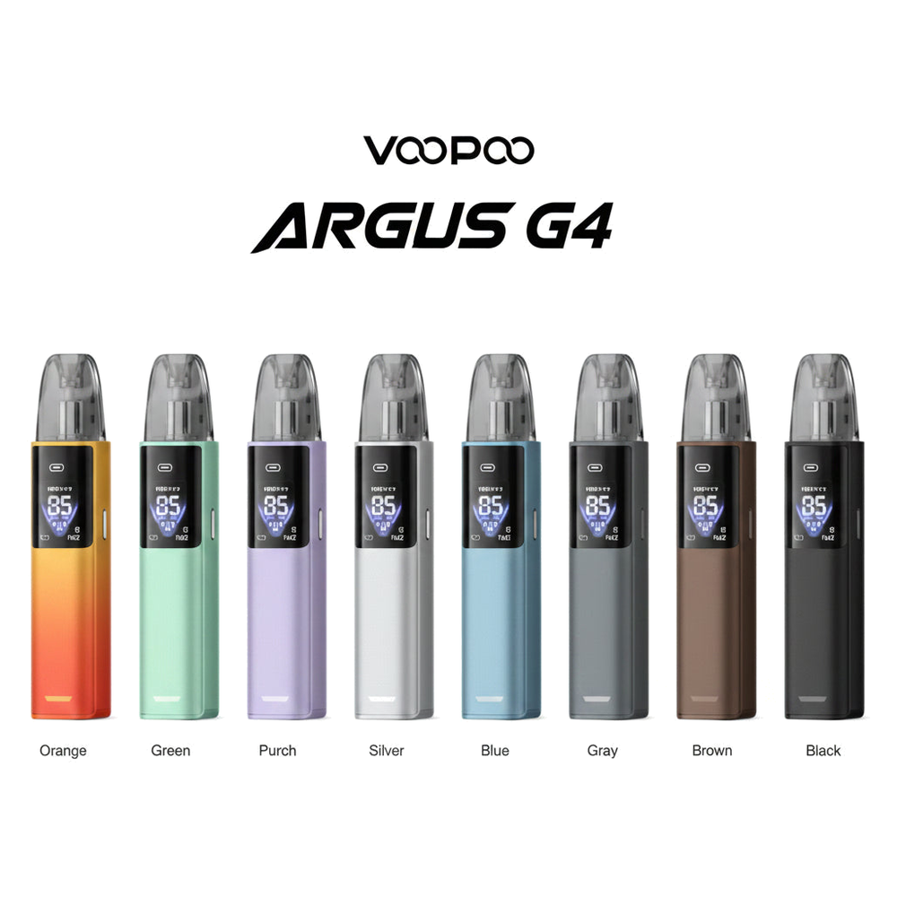 VooPoo Argus G4 Pod Kit — colour guide