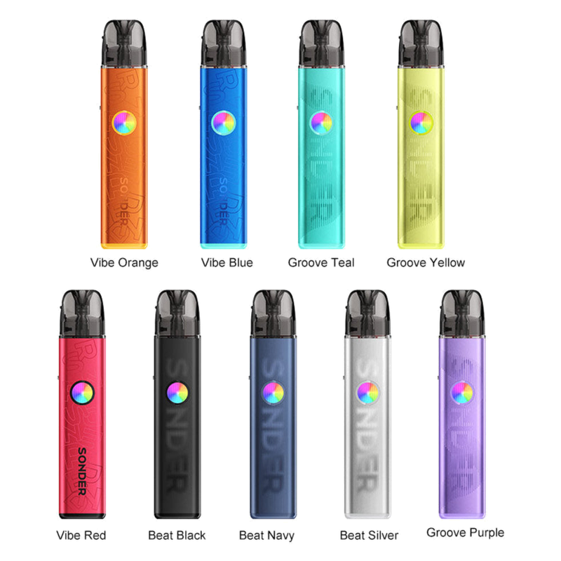 GeekVape Sonder Q3 Pod Kit — colour guide