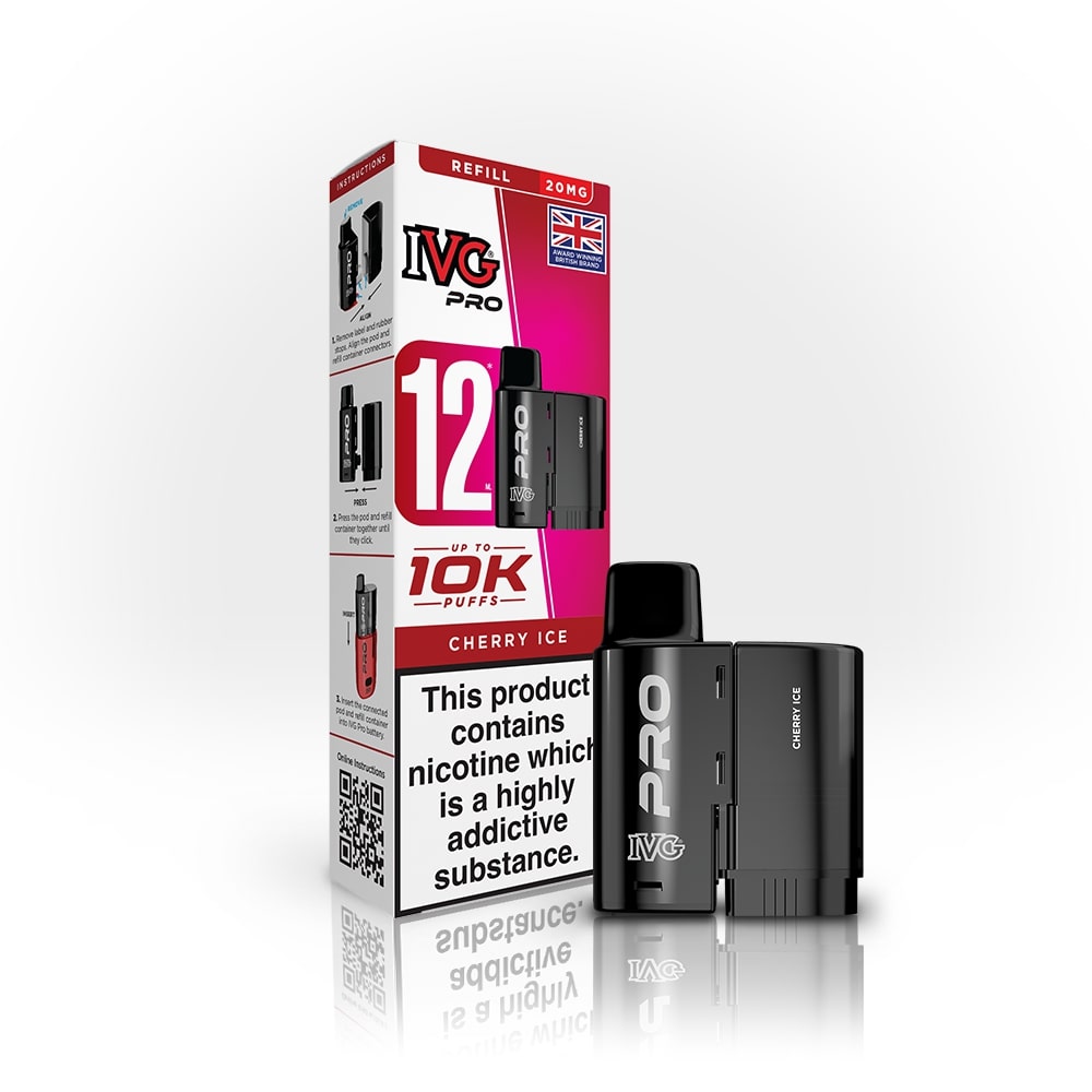 Cherry Ice IVG Pro 12 Refill Pack — IVG Pro — Gorilla Vapes