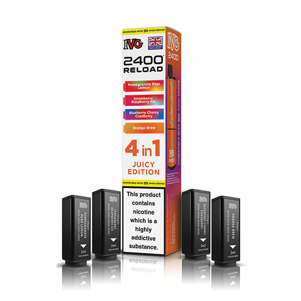 IVG 2400 X4 Edition Reload Pods — Gorilla Vapes