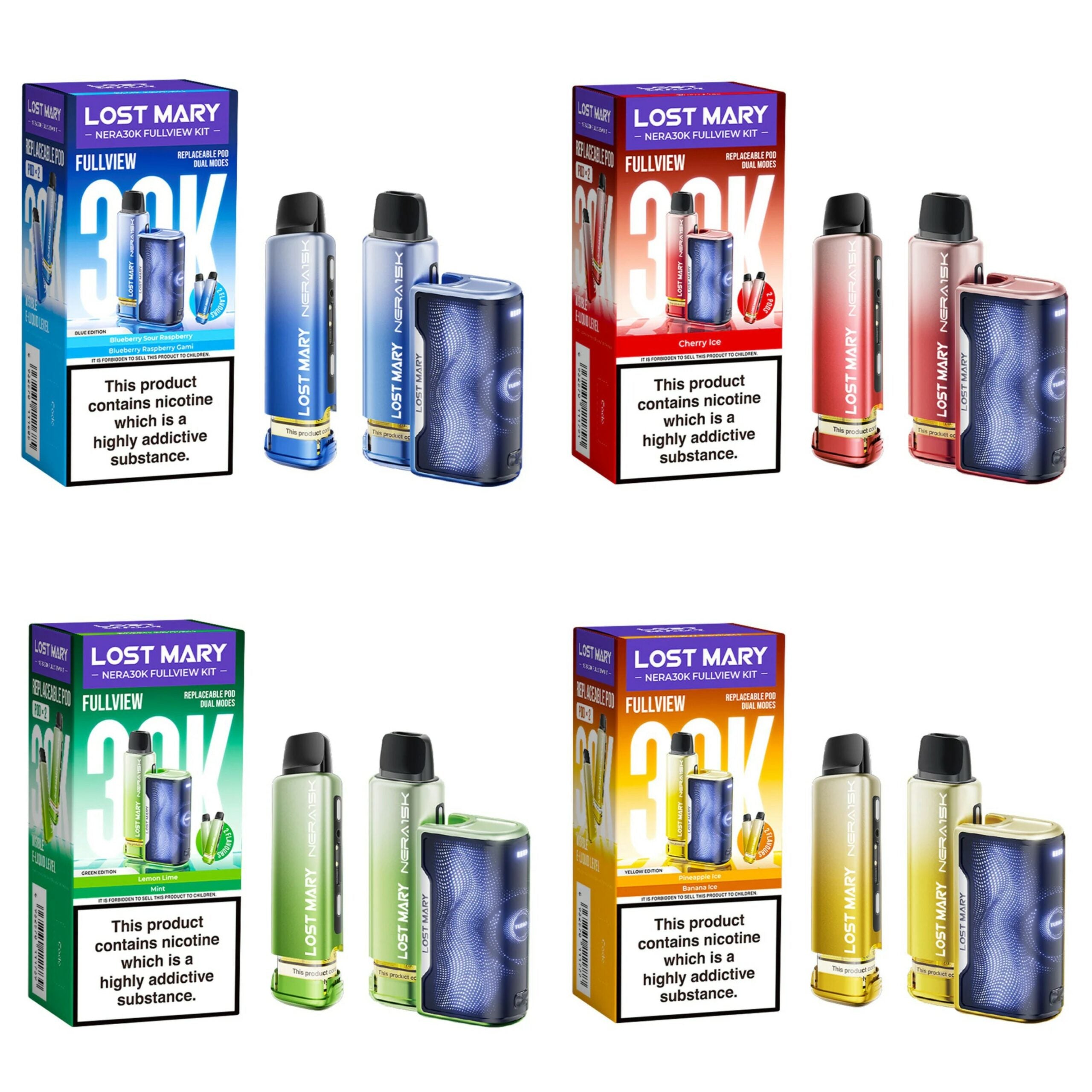 Lost Mary Nera 30K Fullview Prefilled Kit