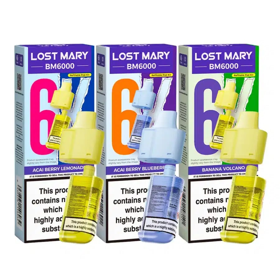 Lost Mary BM6000 Prefilled Pods — Gorilla Vapes