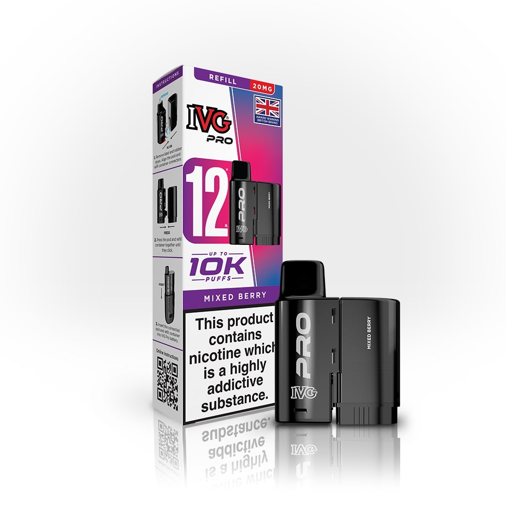 Mixed Berry IVG Pro 12 Refill Pack — IVG Pro — Gorilla Vapes