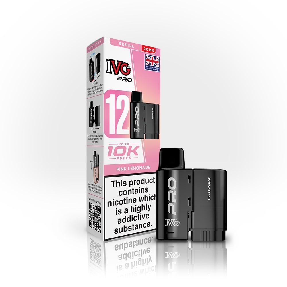 Pink Lemonade IVG Pro 12 Refill Pack — IVG Pro — Gorilla Vapes