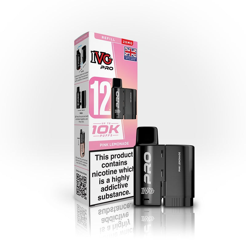 Pink Lemonade IVG Pro 12 Refill Pack — IVG Pro — Gorilla Vapes