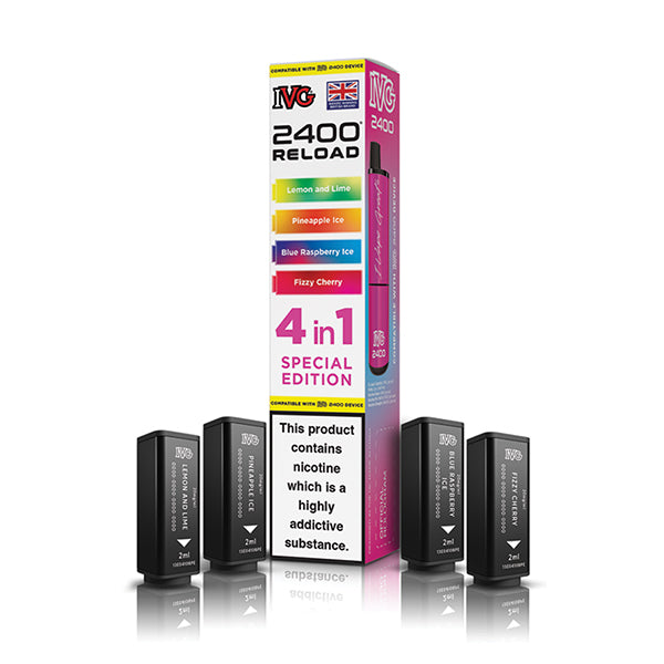 IVG 2400 X4 Edition Reload Pods — Gorilla Vapes