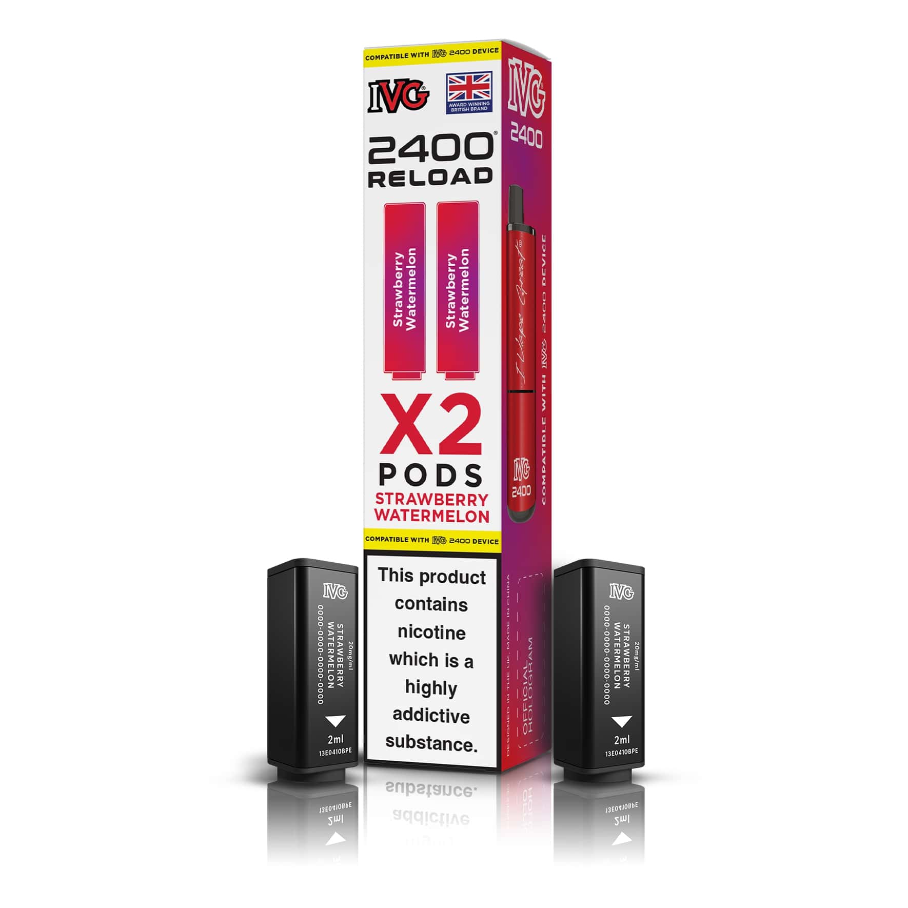 IVG 2400 X2 Reload Pods — Gorilla Vapes