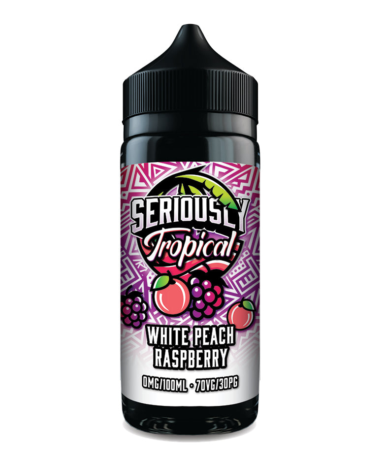 Seriously Tropical White Peach Raspberry