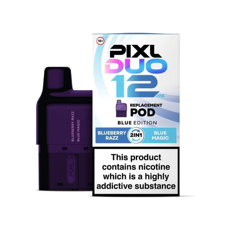 Pixl Duo 12 Prefilled Pods — Blue Edition