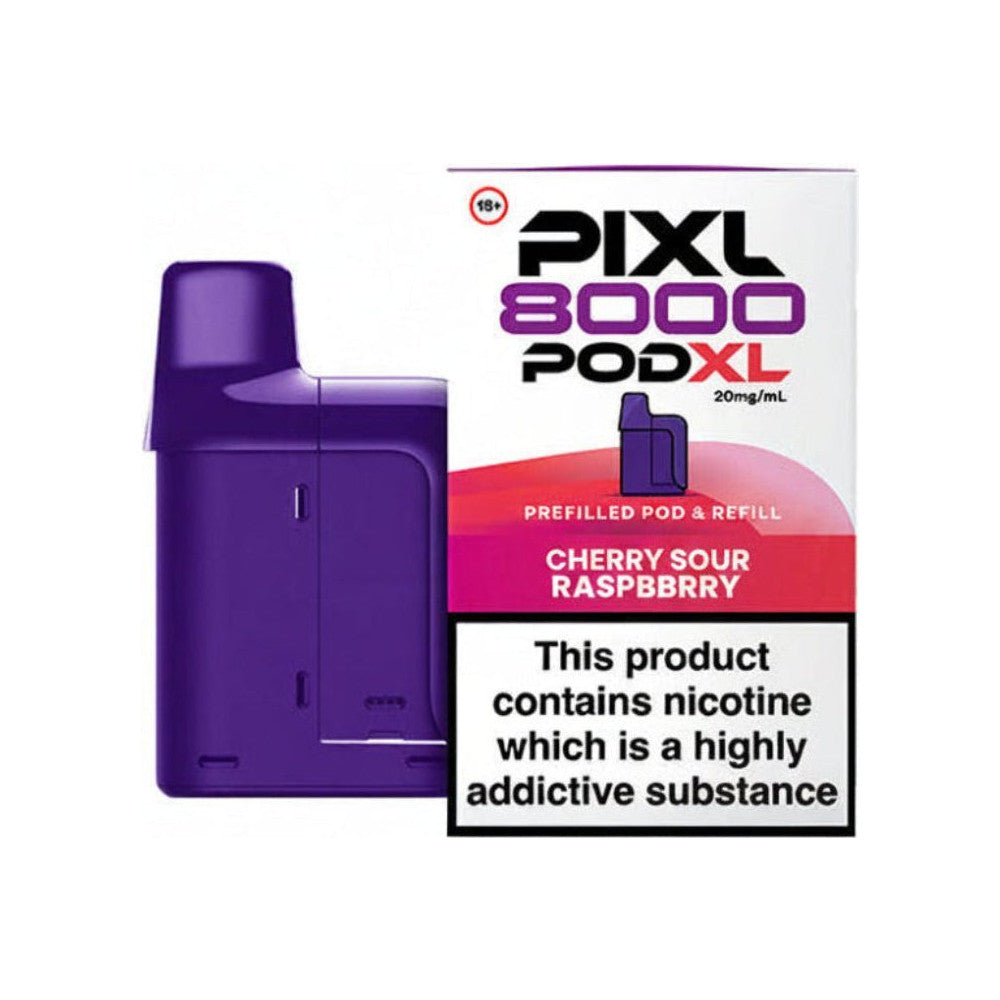 Pixl 8K Prefilled Pods — Cherry Sour Raspberry