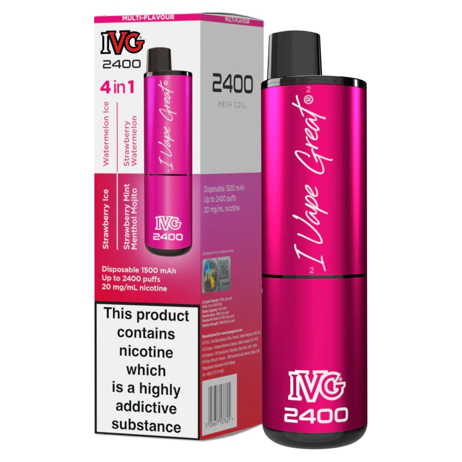 IVG 2400 Multi Flavour Pink Edition