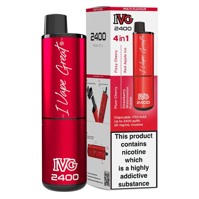 IVG 2400 Multi Flavour Red Edition