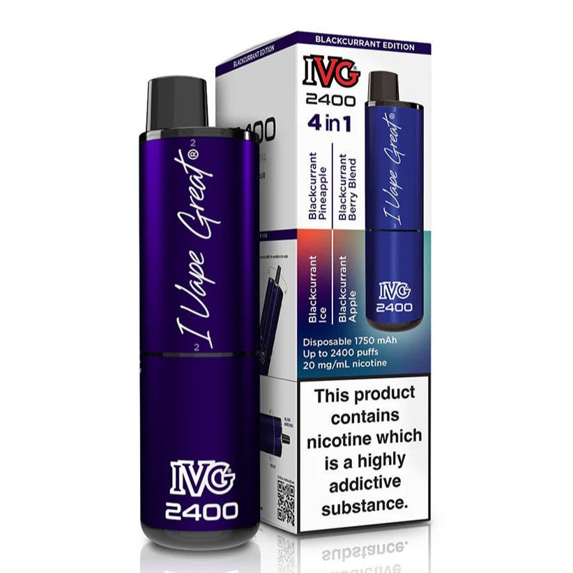 IVG 2400 Multi Flavour Blackcurrant Edition