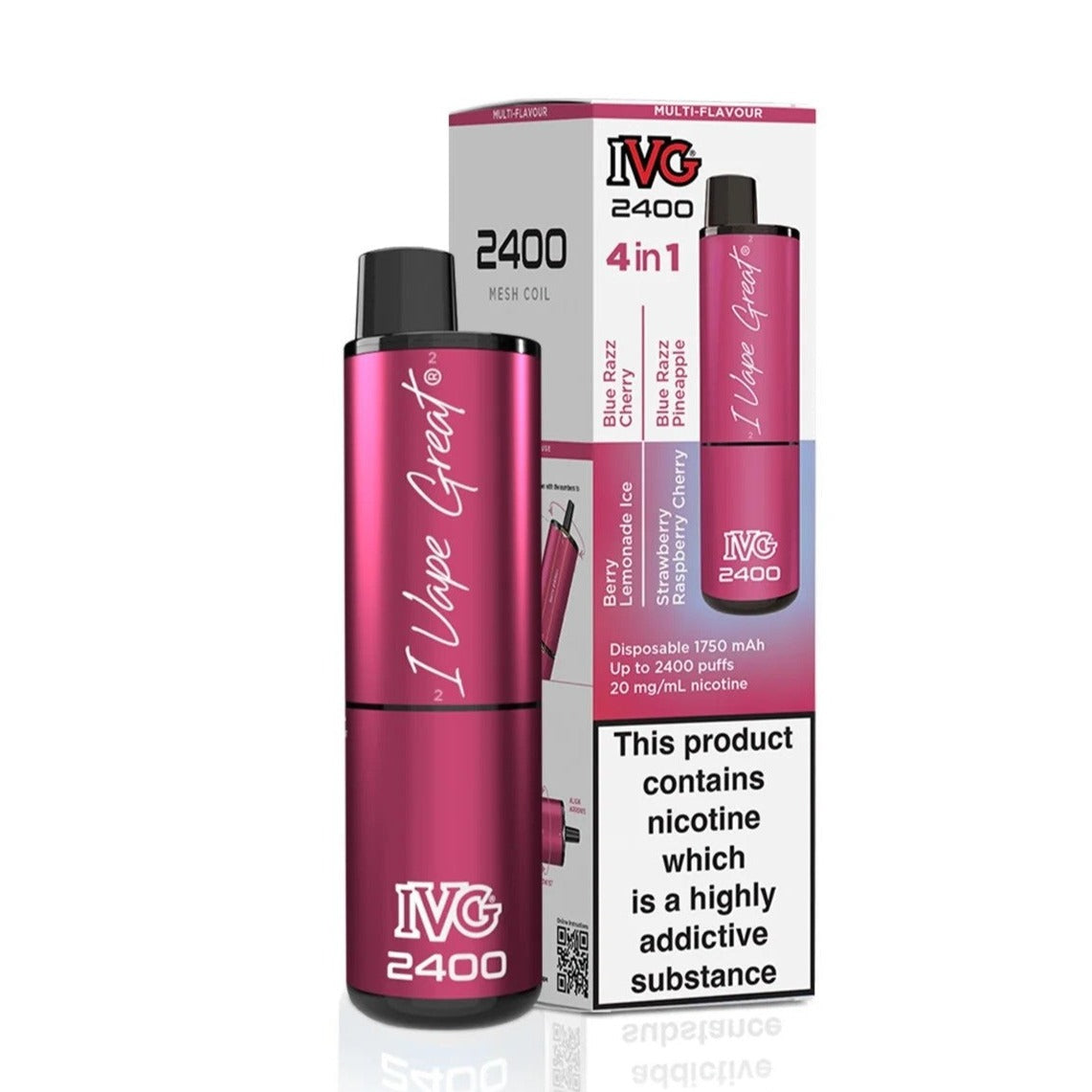 IVG 2400 Multi Flavour Berry Edition