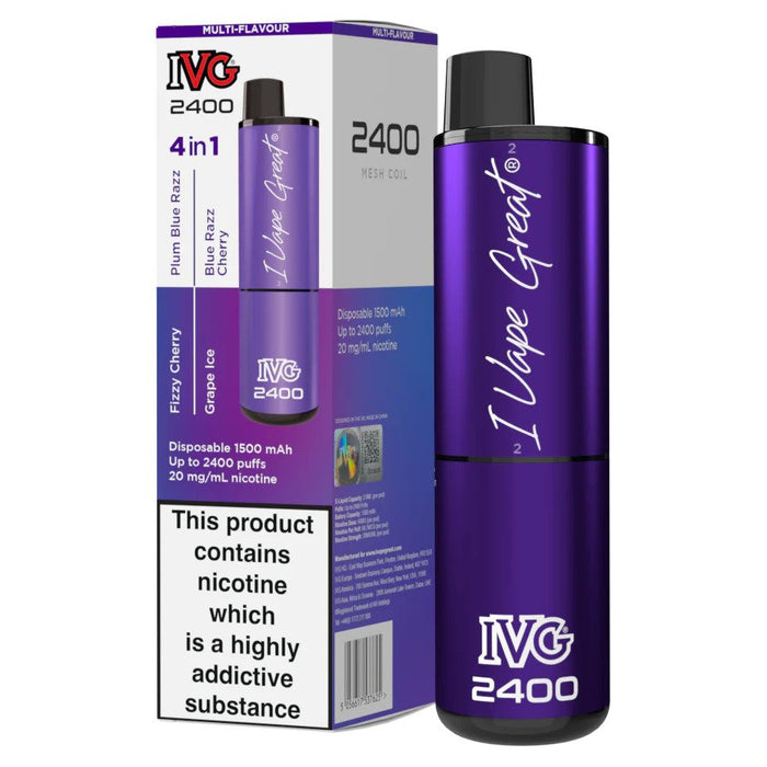 IVG 2400 Multi Flavour Purple Edition
