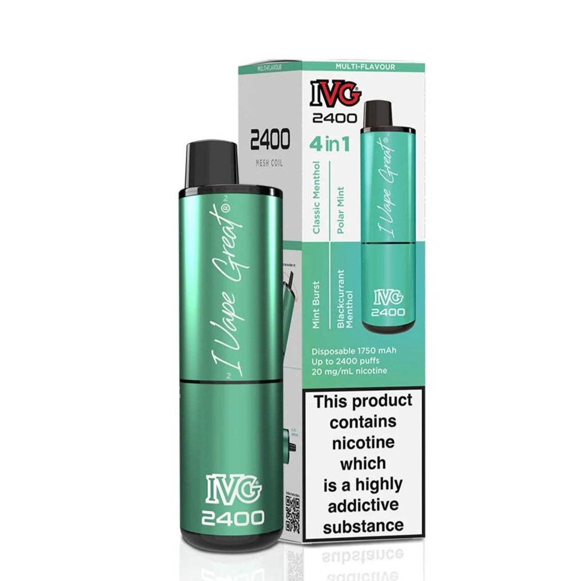 IVG 2400 Multi Flavour Menthol Edition