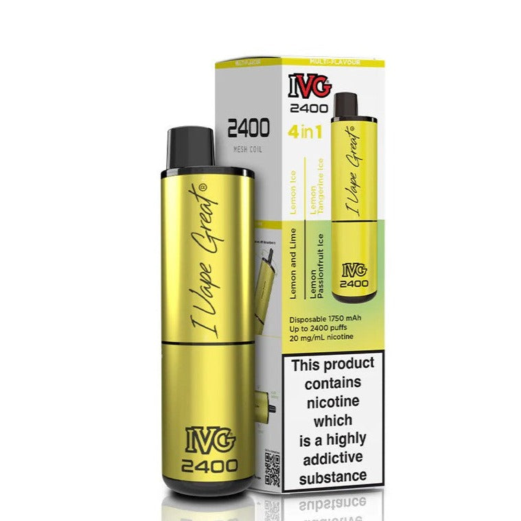 IVG 2400 Multi Flavour Lemon Edition