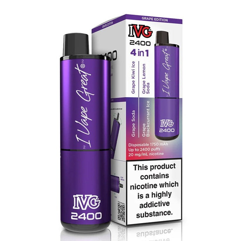 IVG 2400 Multi Flavour Grape Edition