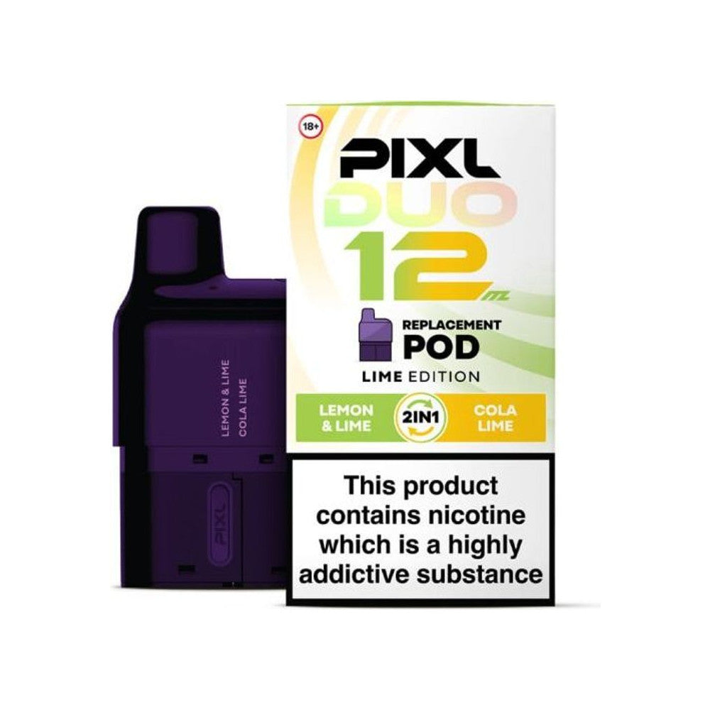 Pixl Duo 12 Prefilled Pods — Lime Edition