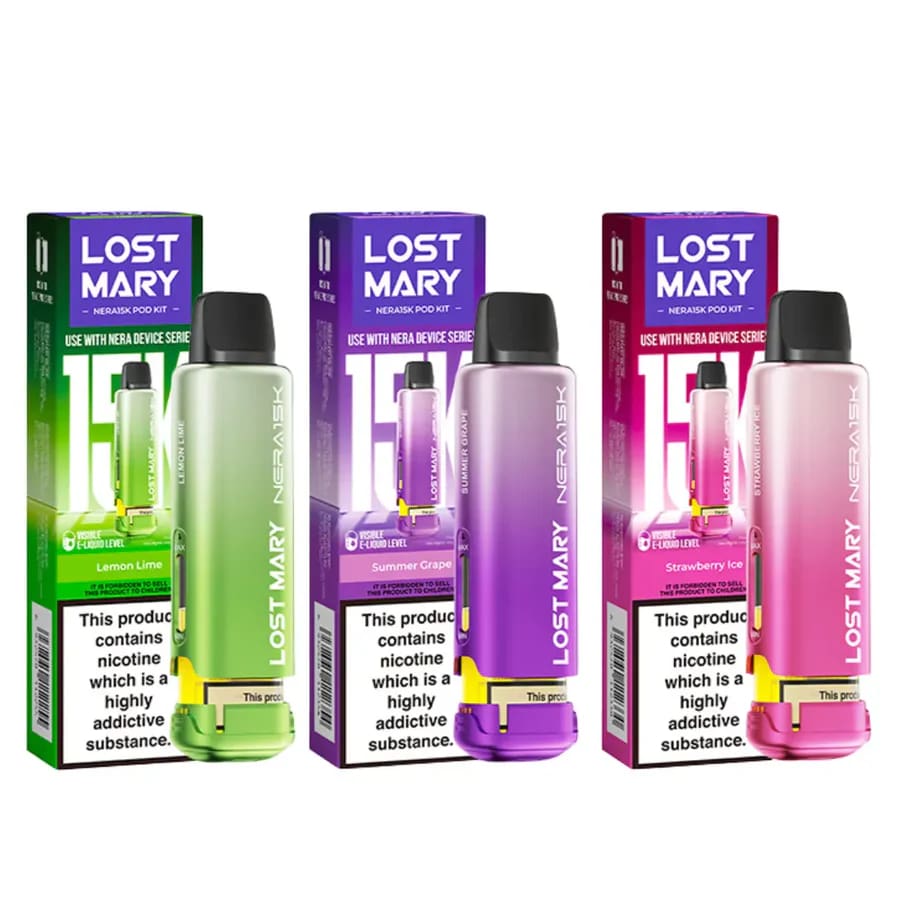 Lost Mary Nera 15K Fullview Prefilled Pods