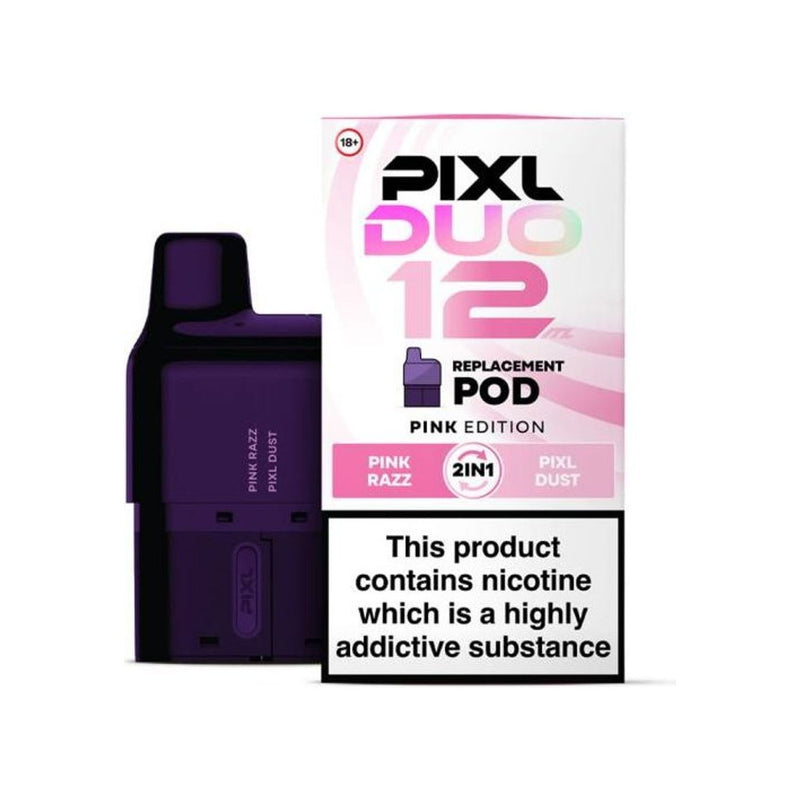 Pixl Duo 12 Prefilled Pods — Pink Edition