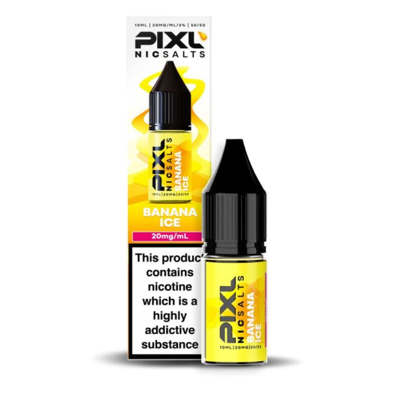Banana Ice — Pixl Nic Salts — Gorilla Vapes