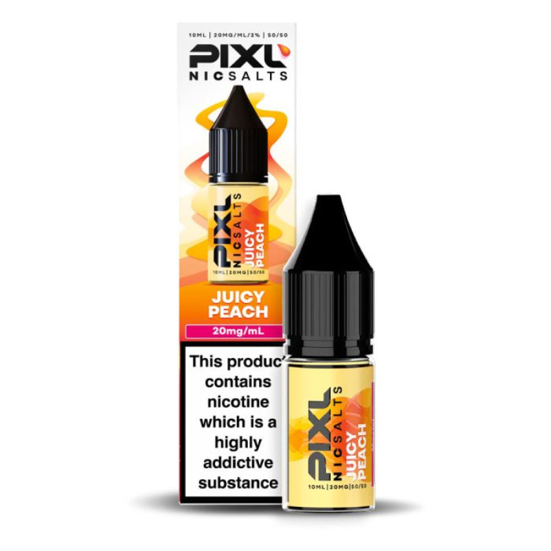 Juicy Peach — Pixl Nic Salts — Gorilla Vapes