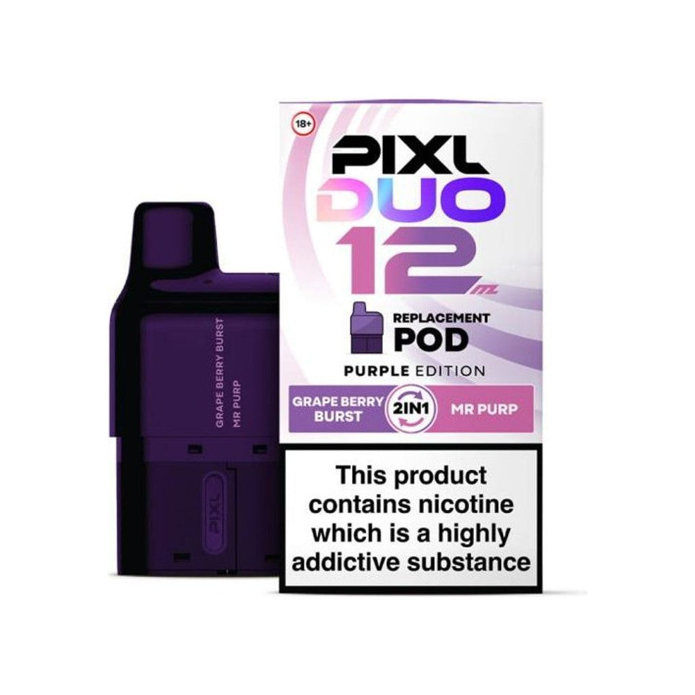 Pixl Duo 12 Prefilled Pods — Purple Edition