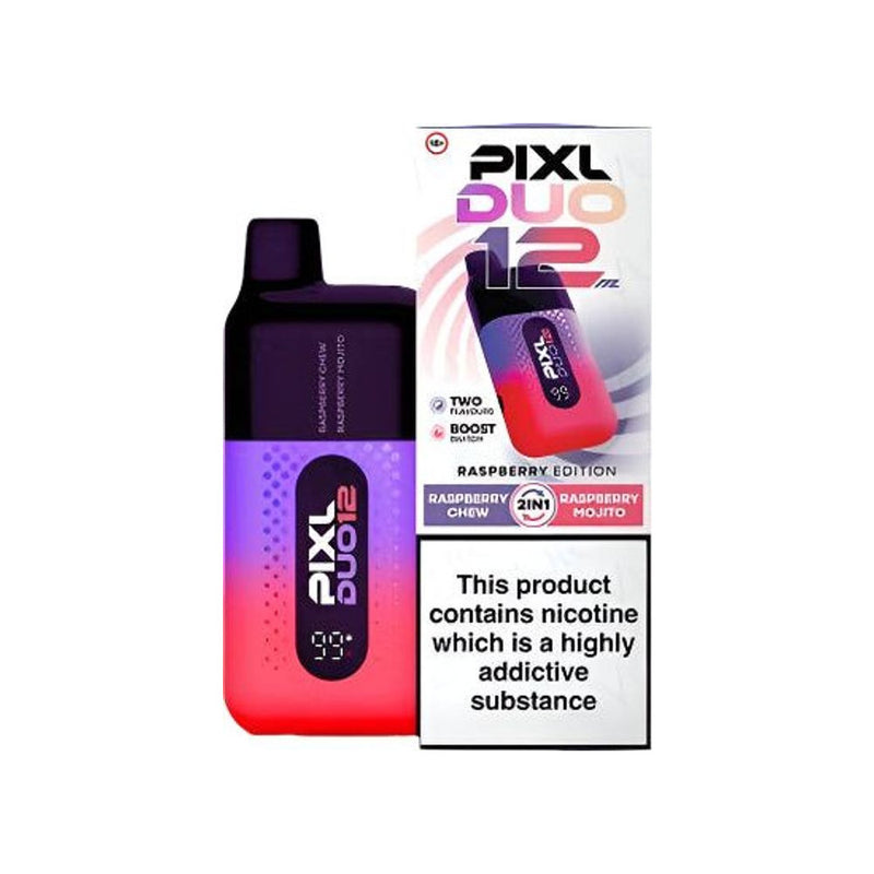 Pixl Duo 12 6K Prefilled Pod Kit — Raspberry Edition