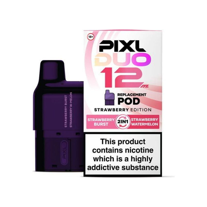 Pixl Duo 12 Prefilled Pods — Strawberry Edition