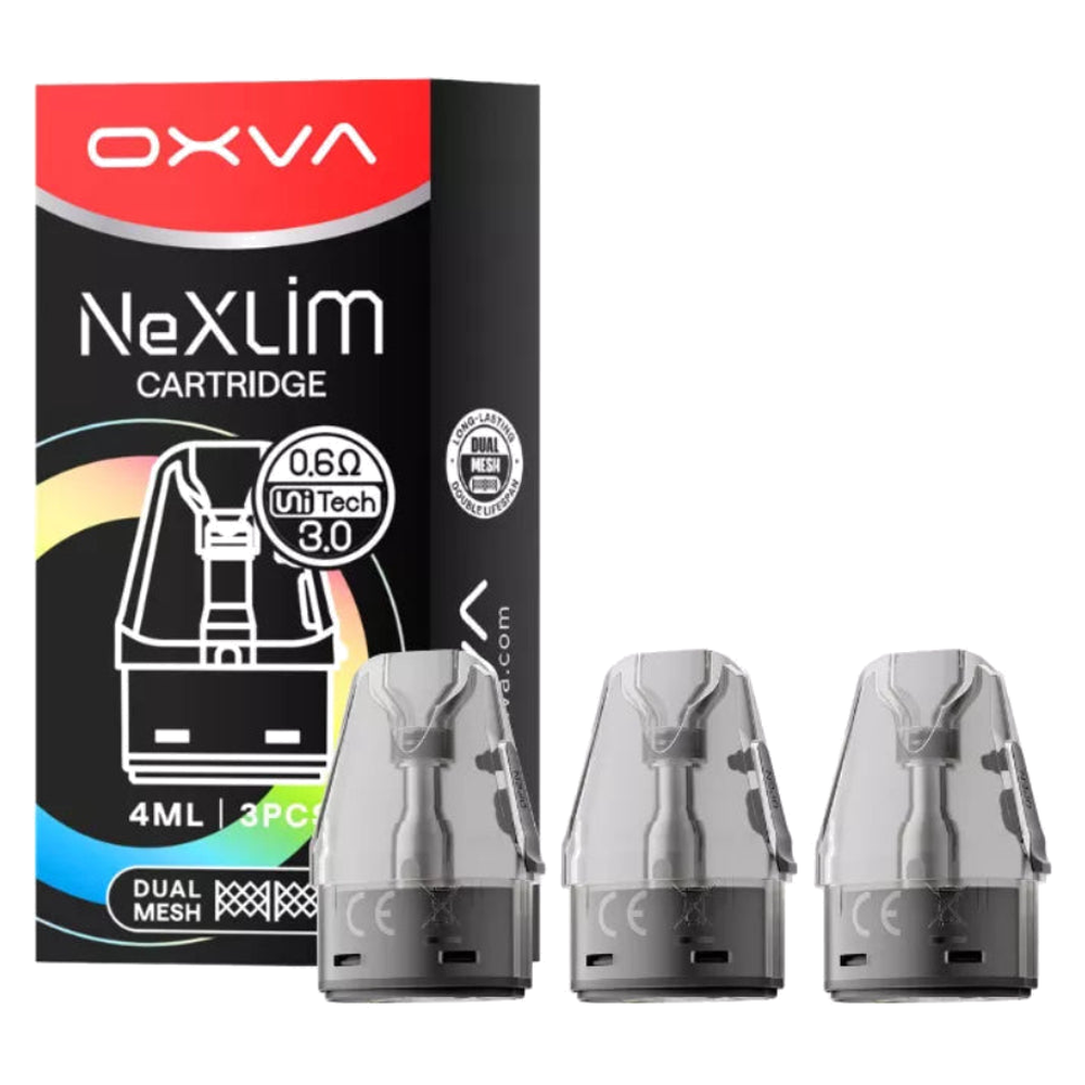 OXVA Nexlim V2 UniTech 3.0 Pods — box and pods